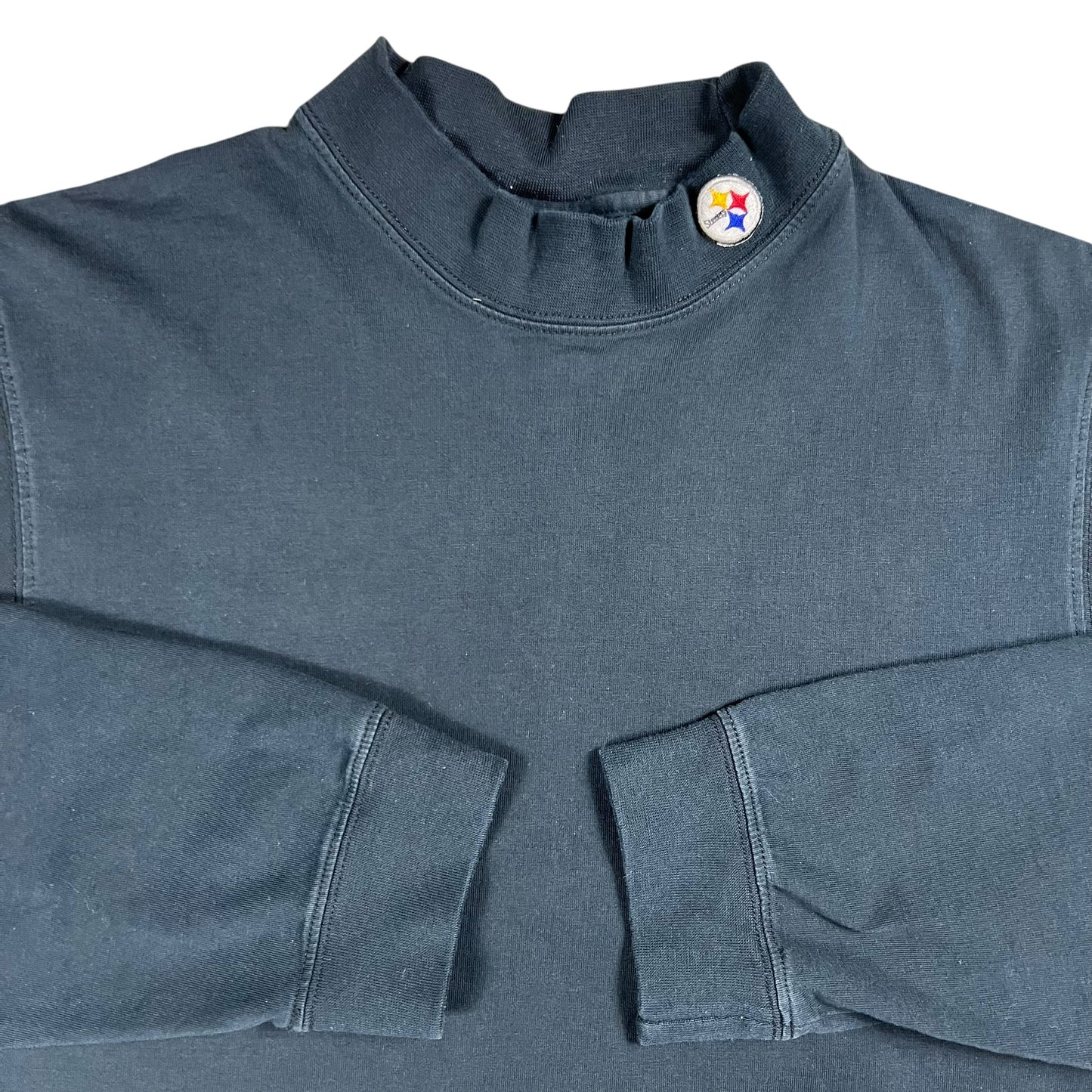 Vintage Y2K Reebok Pittsburgh Steelers NFL mock neck long sleeve (S)