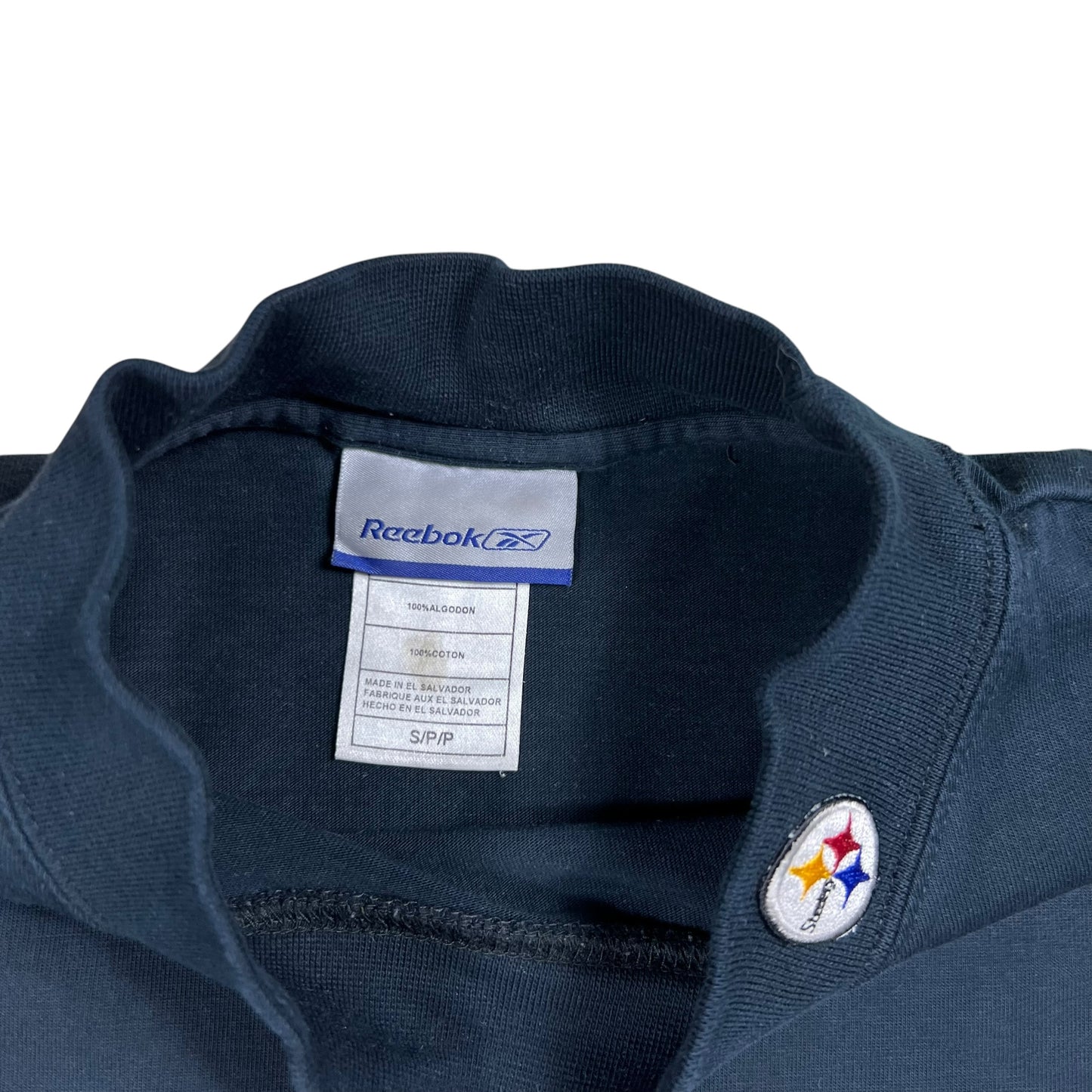 Vintage Y2K Reebok Pittsburgh Steelers NFL mock neck long sleeve (S)