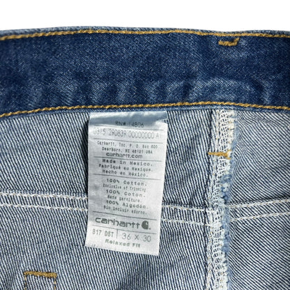 Vintage Y2K Carhartt denim B17 DST work wear jeans (36x30)