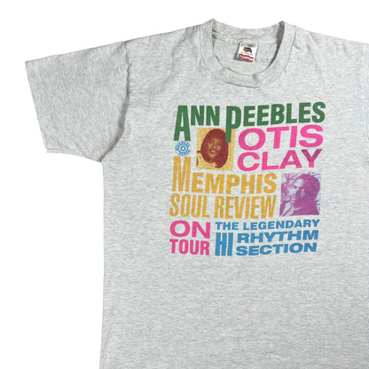 Vintage 90s Otis Clay Ann Pebbles Memphis Soul Review blues band tee (L)