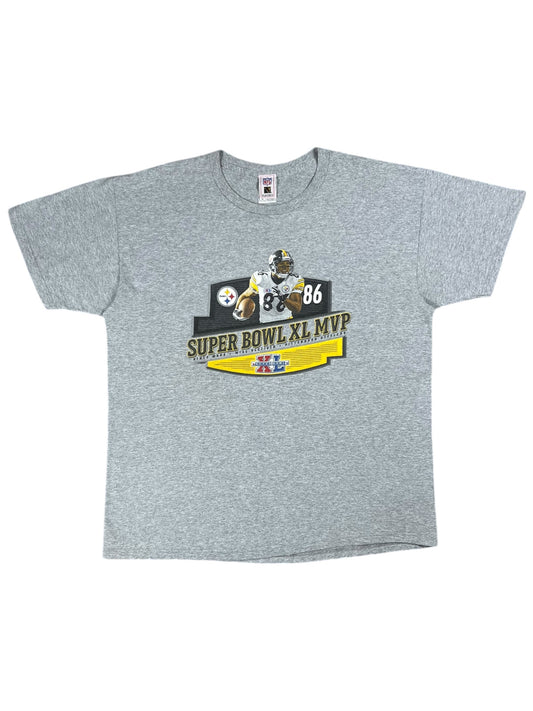Vintage 2006 Pittsburgh Steelers Hines Ward Super Bowl XL MVP tee (XL)