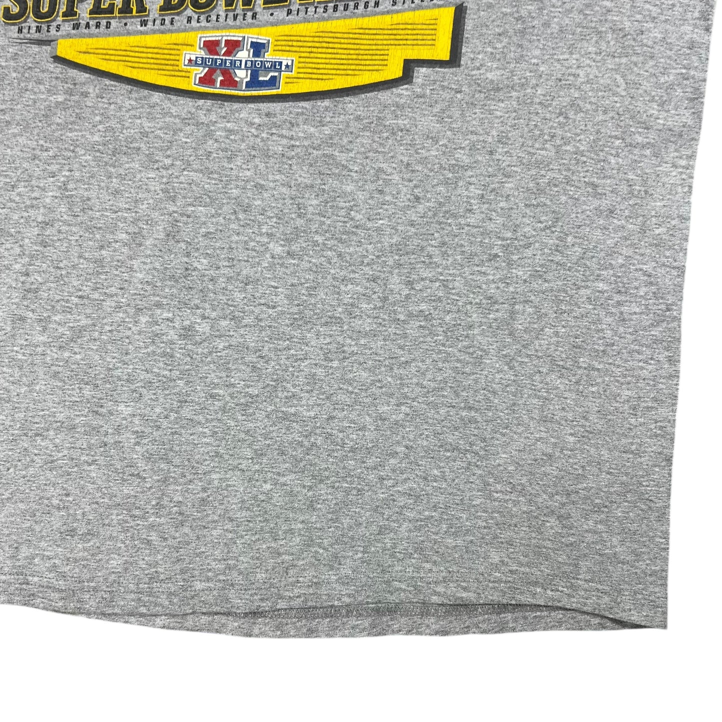 Vintage 2006 Pittsburgh Steelers Hines Ward Super Bowl XL MVP tee (XL)