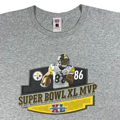 Vintage 2006 Pittsburgh Steelers Hines Ward Super Bowl XL MVP tee (XL)