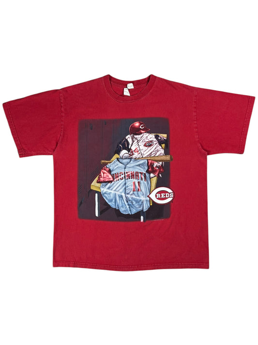 Vintage 1999 Cincinnati Reds Ken Griffey Jr. locker room faded tee (XL)