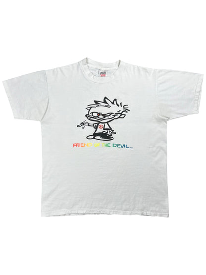 Vintage 90s Grateful Dead Friend of the Devil Calvin & Hobbes lot band tee (L)