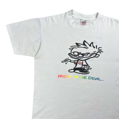 Vintage 90s Grateful Dead Friend of the Devil Calvin & Hobbes lot band tee (L)