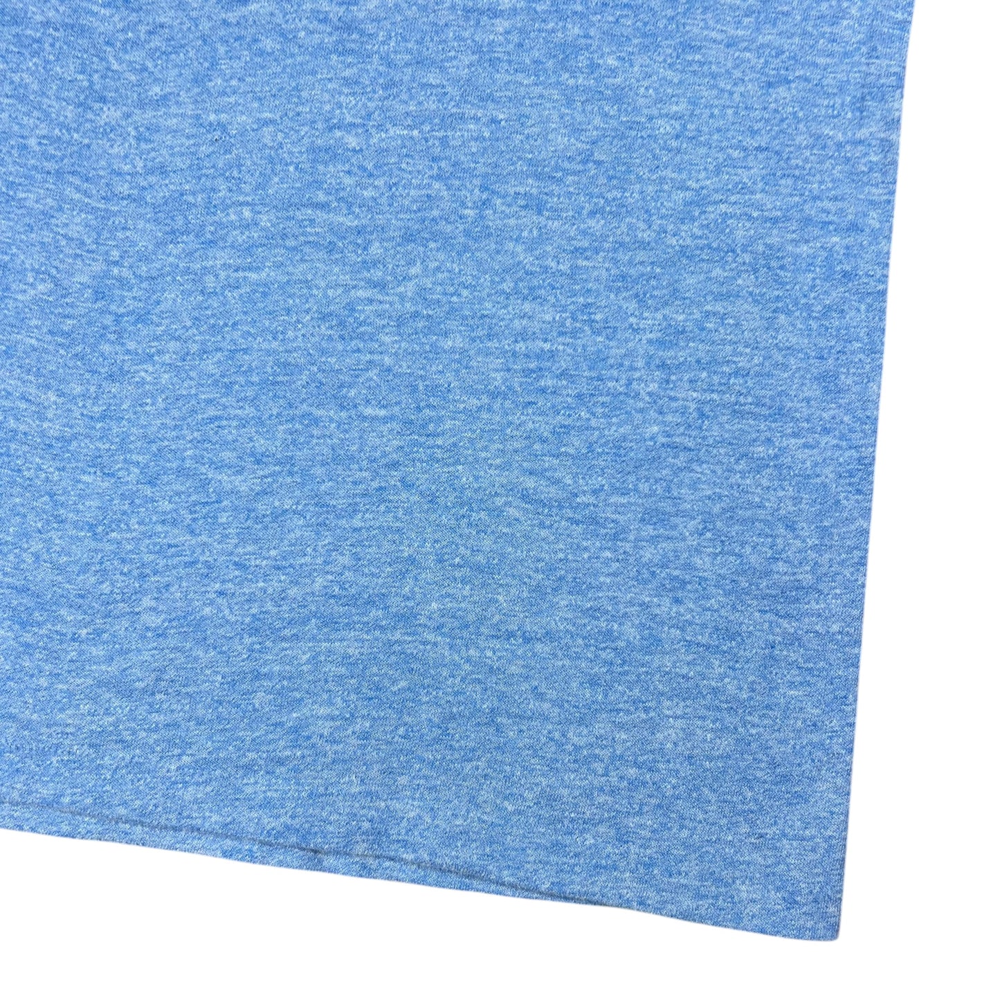 Vintage 1970s Hampton Swim Team Heather blue rayon blend ringer tee (M)