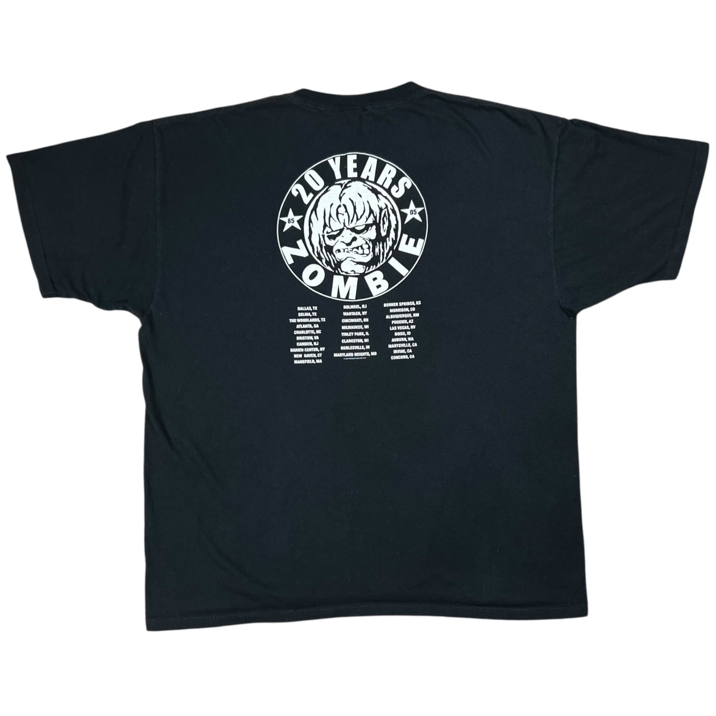 Vintage 2005 Rob Zombie 20 Years Zombie band tee (XXL)