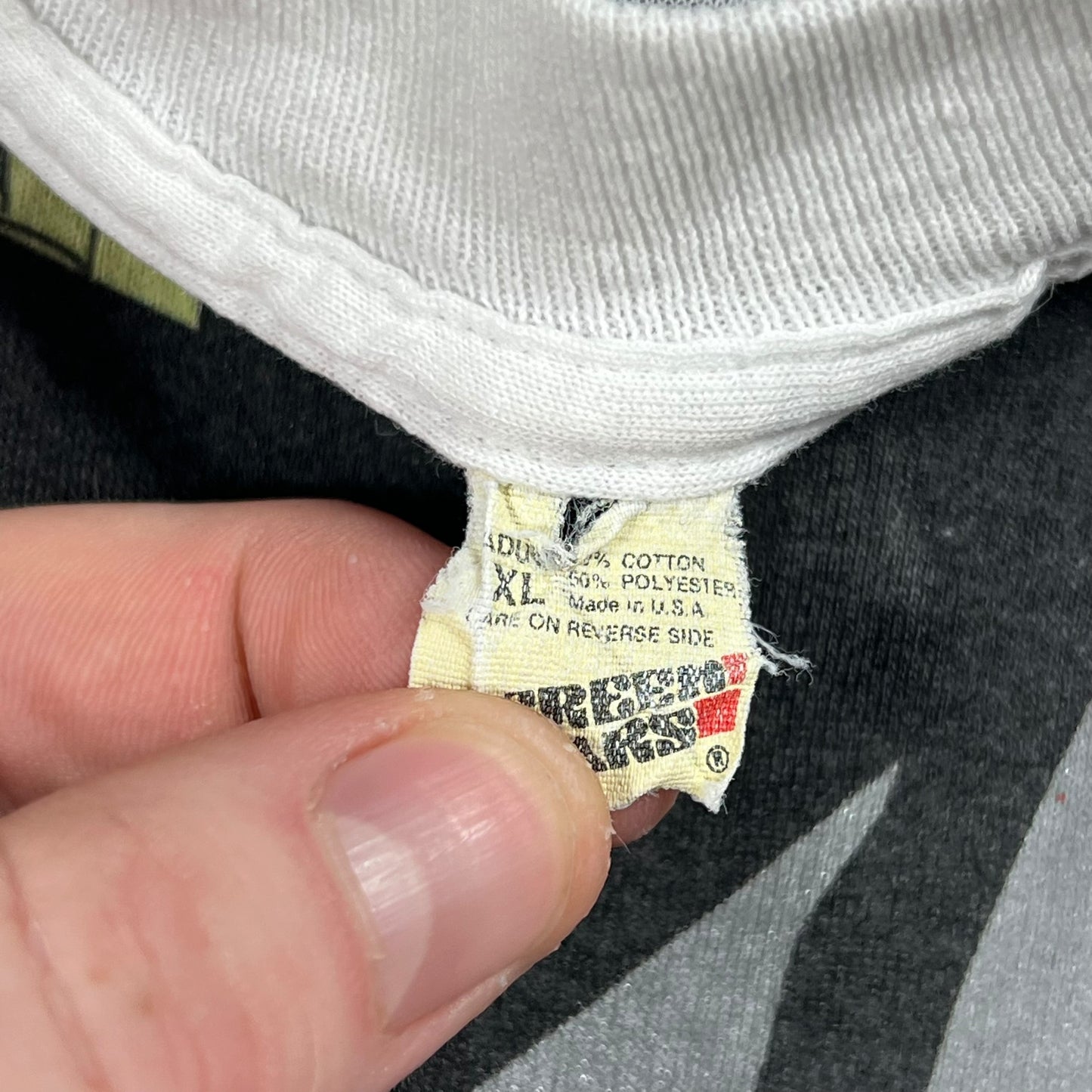 Vintage 80s Molson Ice beer tee (L)