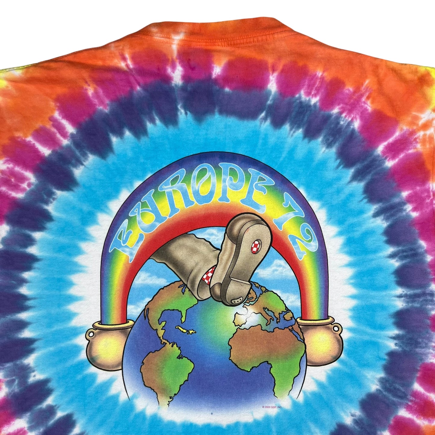 Vintage 2003 Liquid Blue Grateful Dead Ice cream man Europe 72 band tee (L)