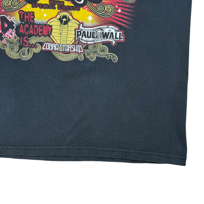 Vintage 2007 Fall Out Boy +44 Paul Wall Cobra Starship band tee (L)