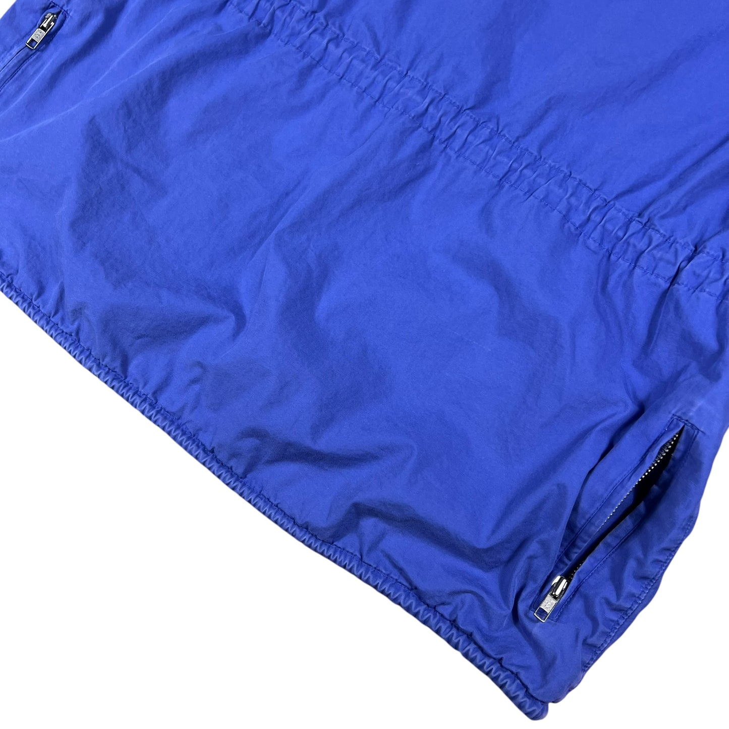 Vintage 90s GAP multi pocket 100% cotton faded blue anorak jacket (M/L)