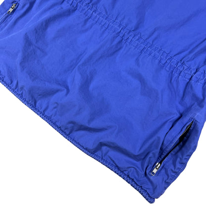 Vintage 90s GAP multi pocket 100% cotton faded blue anorak jacket (M/L)