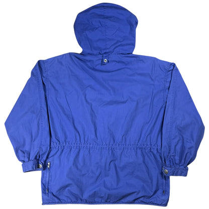 Vintage 90s GAP multi pocket 100% cotton faded blue anorak jacket (M/L)