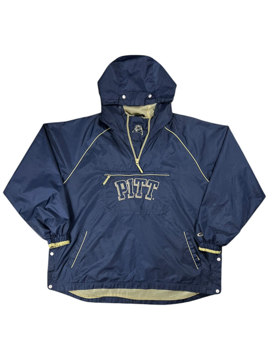 Vintage 90s G-III Pitt Panthers Dino University of Pittsburgh anorak jacket (XXL)