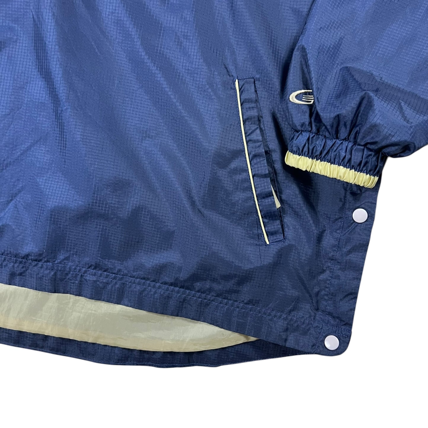 Vintage 90s G-III Pitt Panthers Dino University of Pittsburgh anorak jacket (XXL)