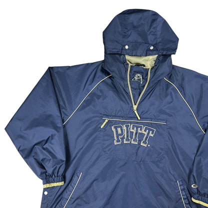 Vintage 90s G-III Pitt Panthers Dino University of Pittsburgh anorak jacket (XXL)