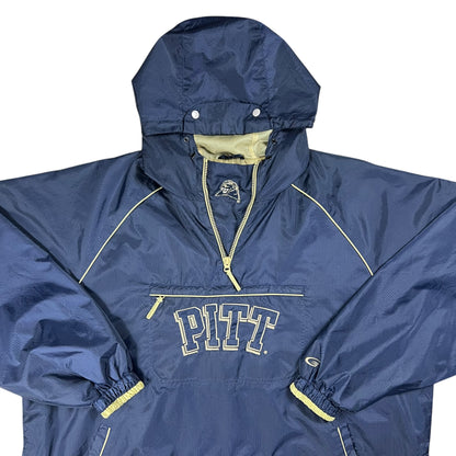 Vintage 90s G-III Pitt Panthers Dino University of Pittsburgh anorak jacket (XXL)