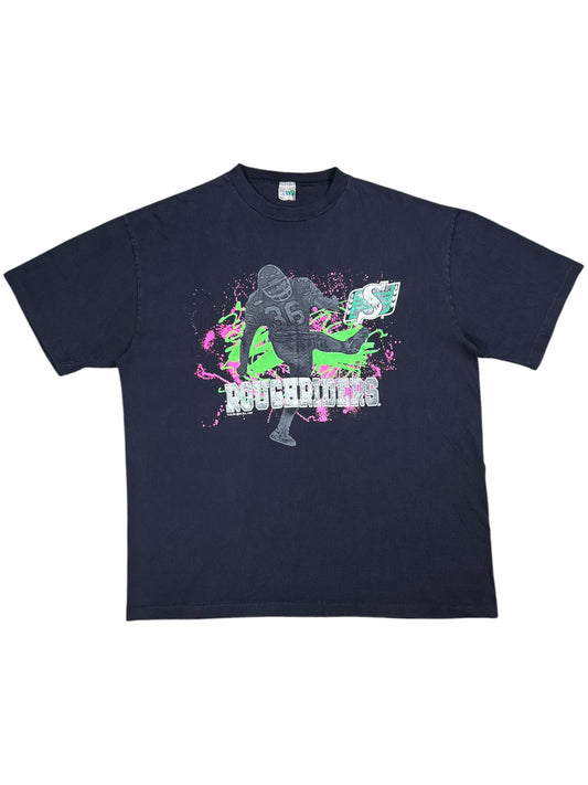Vintage 1990 Saskatchewan Roughriders CFL Canadian football tee (XL)
