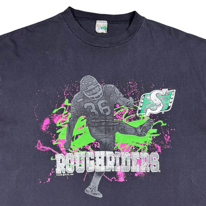 Vintage 1990 Saskatchewan Roughriders CFL Canadian football tee (XL)