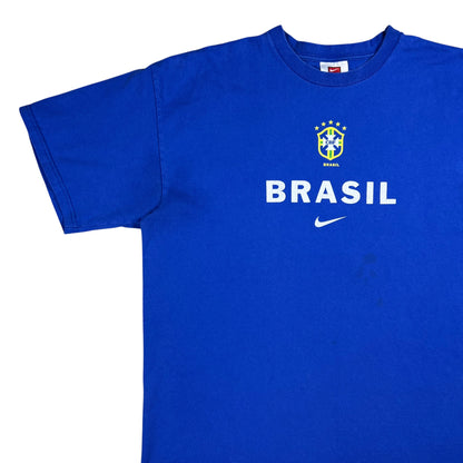 Vintage Y2K Nike Brasil Soccer Ronaldo jersey tee (XL)