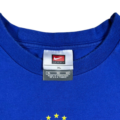 Vintage Y2K Nike Brasil Soccer Ronaldo jersey tee (XL)