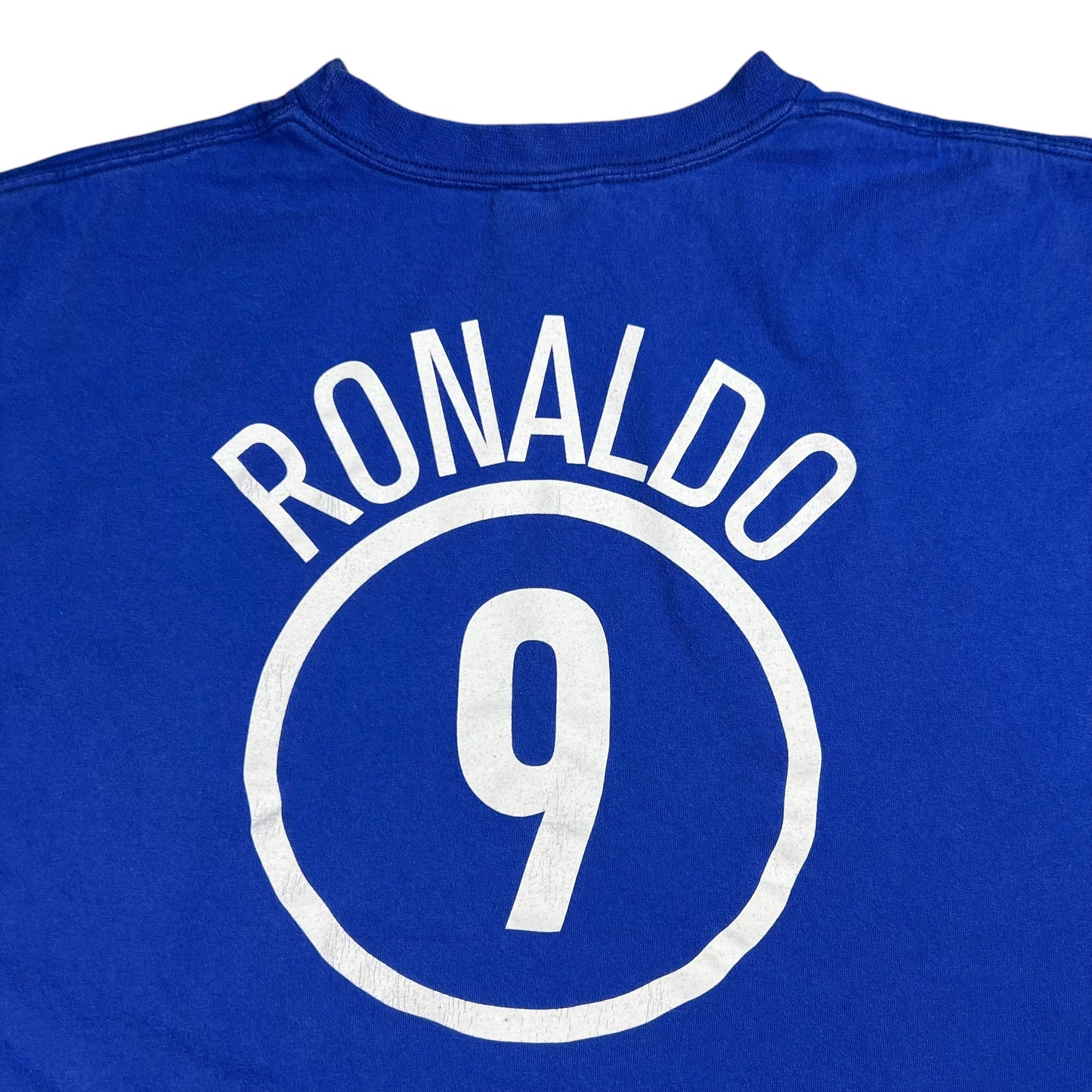 Vintage Y2K Nike Brasil Soccer Ronaldo jersey tee (XL)