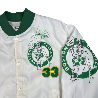 Vintage 90s Chalk Line Fanimation Boston Celtics Larry Bird all over print bomber jacket (XL)