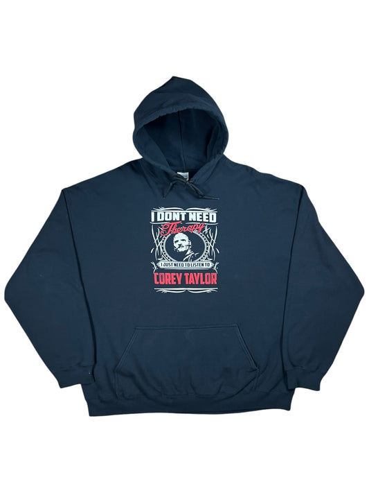 Y2K Slipknot I Just Need to Listen to Corey Taylor band hoodie (XXL)