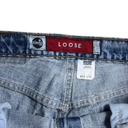 Vintage 90s Levi’s Silver Tab “LOOSE” faded denim jeans (34x31)