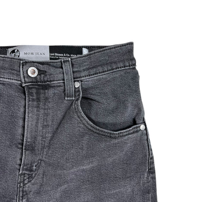 Y2K Levi’s Silver Tab “MOM JEAN” black women’s denim jeans (28x25)