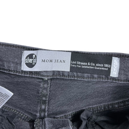 Y2K Levi’s Silver Tab “MOM JEAN” black women’s denim jeans (28x25)