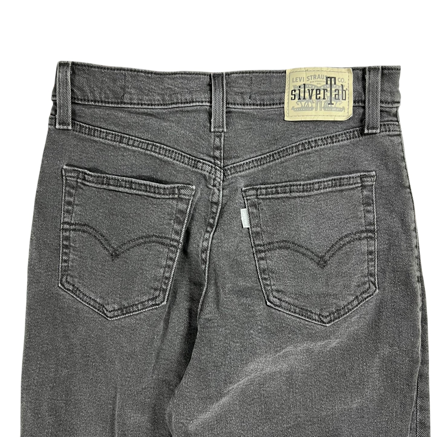 Y2K Levi’s Silver Tab “MOM JEAN” black women’s denim jeans (28x25)