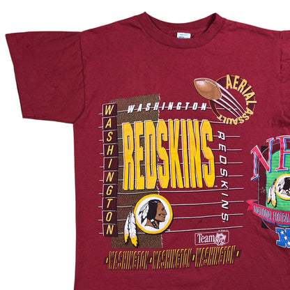 Vintage 1991 Salem Sports Washington Redskins Aerial Assault all over print tee (L)