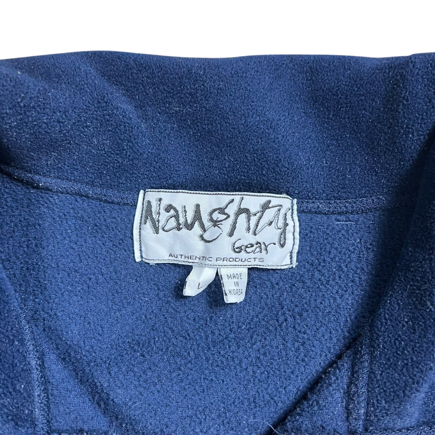 Vintage 90s Naughty By Nature Naughty Gear rap hip hop 1/4 zip fleece (XL)