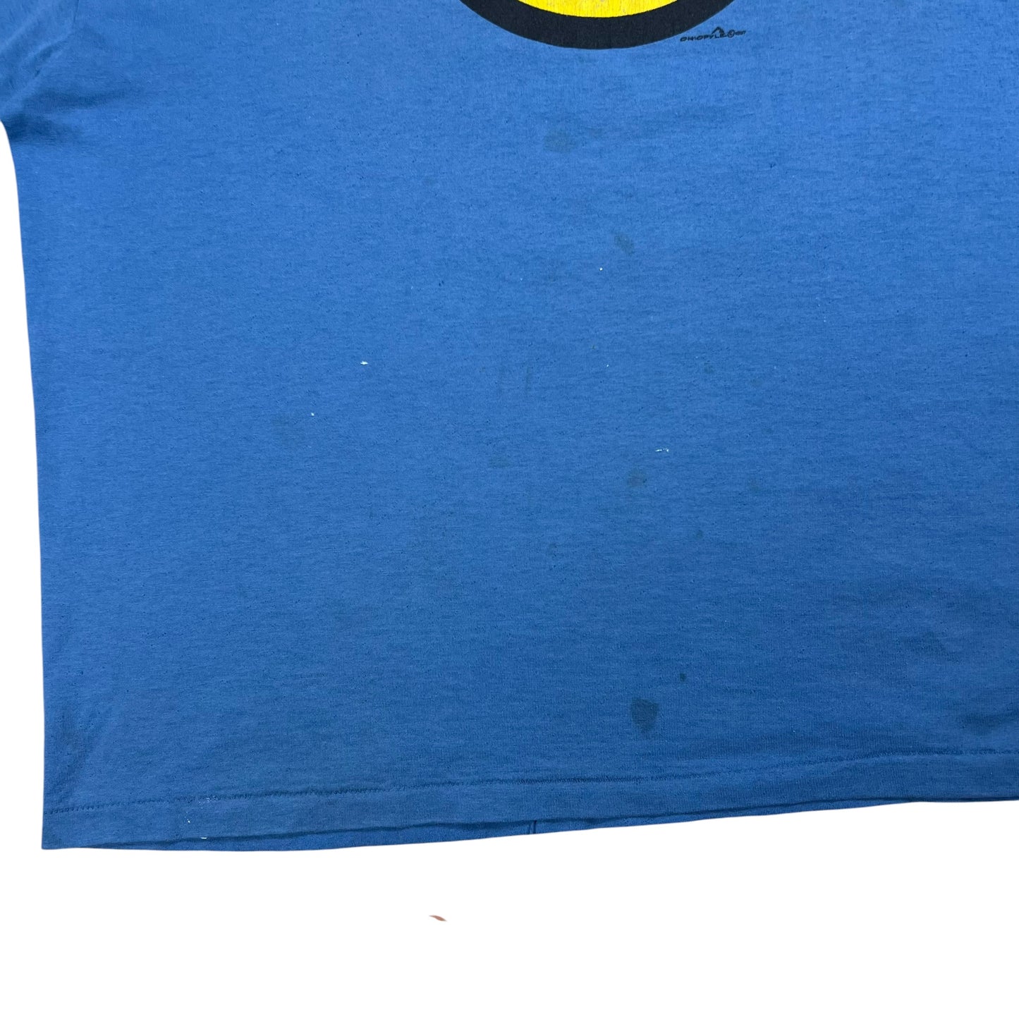 Vintage 1997 Ohiopyle Smiley face faded blue tee (XL)