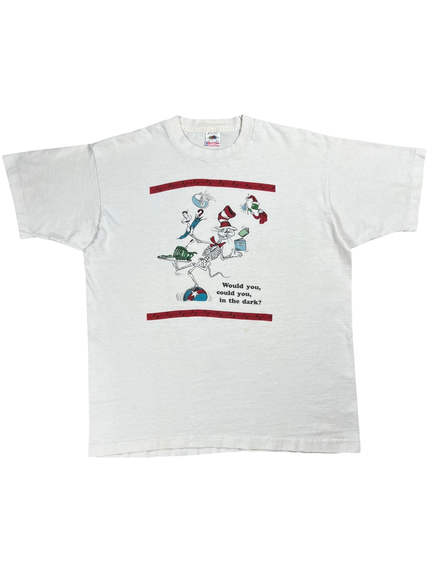 Vintage 90s Grateful Dead In The Dark Dr. Seuss parody lot band tee (L)