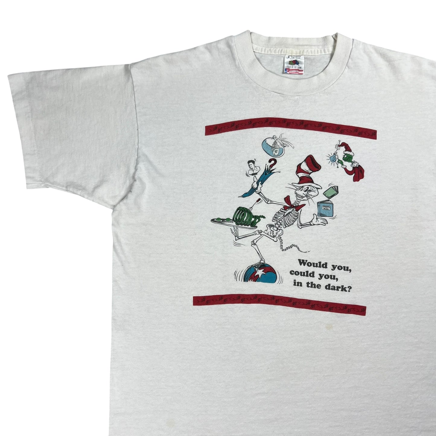Vintage 90s Grateful Dead In The Dark Dr. Seuss parody lot band tee (L)