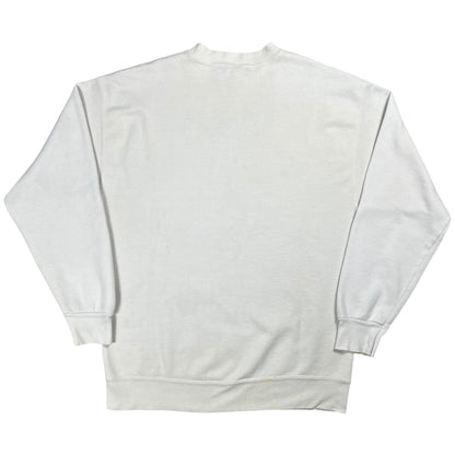Vintage 90s Riddell New England Patriots spell out helmet crewneck (L)