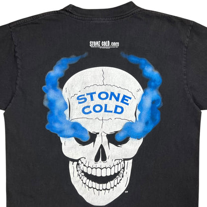 Vintage 2002 WWE Stone Cold Steve Austin faded wrestling tee (S/M)