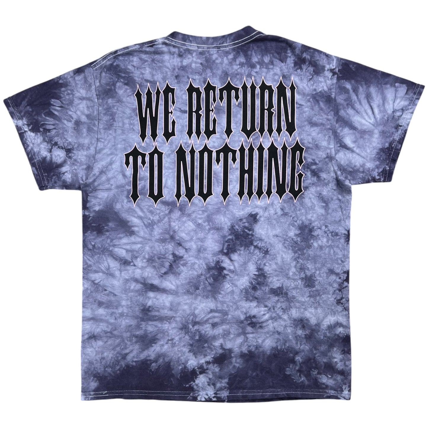Y2K Suicide Silence We Return To Nothing tie dye deathcore band tee (M)