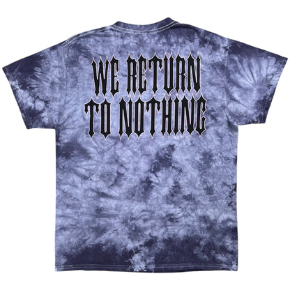 Y2K Suicide Silence We Return To Nothing tie dye deathcore band tee (M)