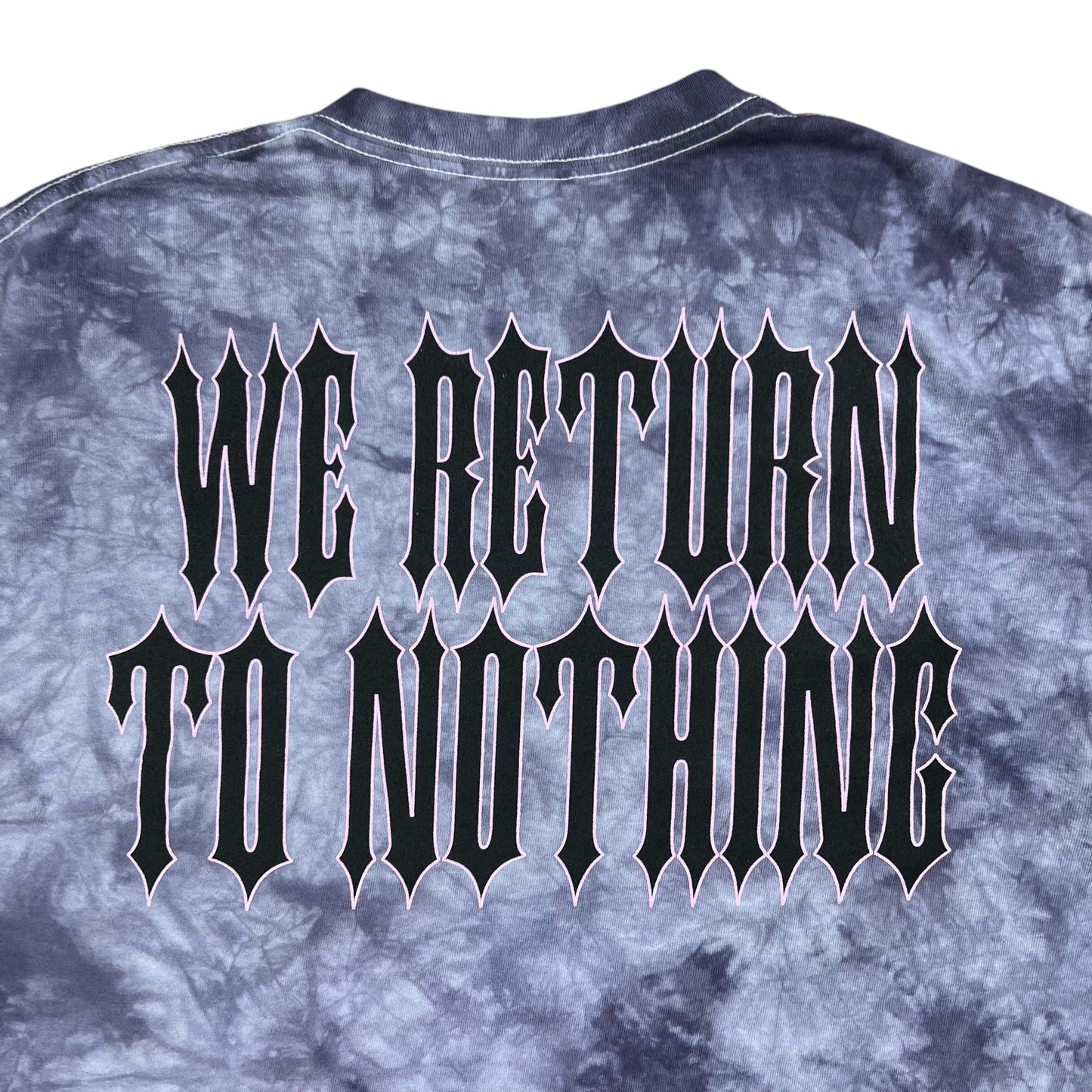 Y2K Suicide Silence We Return To Nothing tie dye deathcore band tee (M)