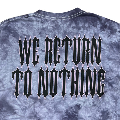 Y2K Suicide Silence We Return To Nothing tie dye deathcore band tee (M)