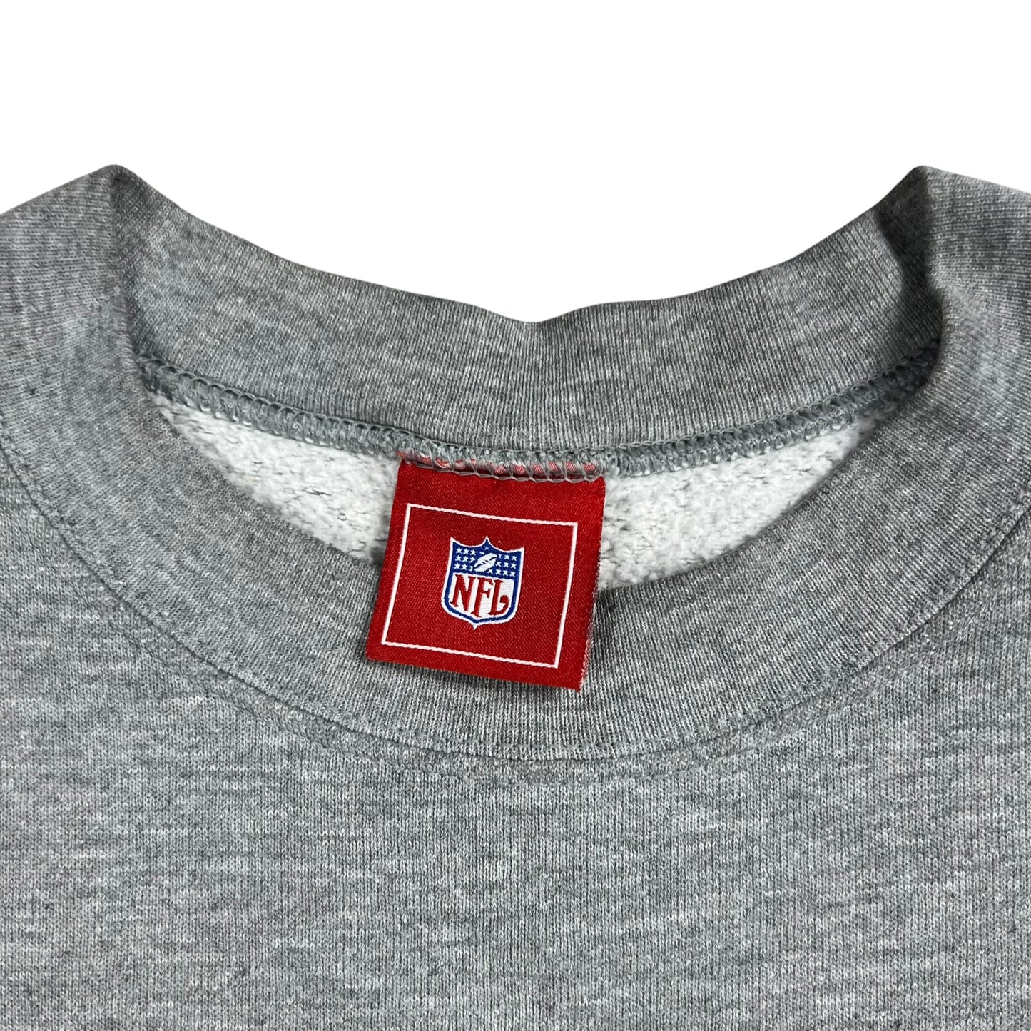 Vintage Y2K Pittsburgh Steelers faded NFL grey crewneck (XL)