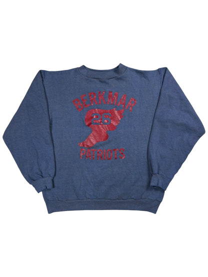 Vintage 1970s Russell Athletic Berkmar Patriots wing foot faded crewneck (M)