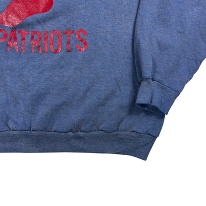 Vintage 1970s Russell Athletic Berkmar Patriots wing foot faded crewneck (M)