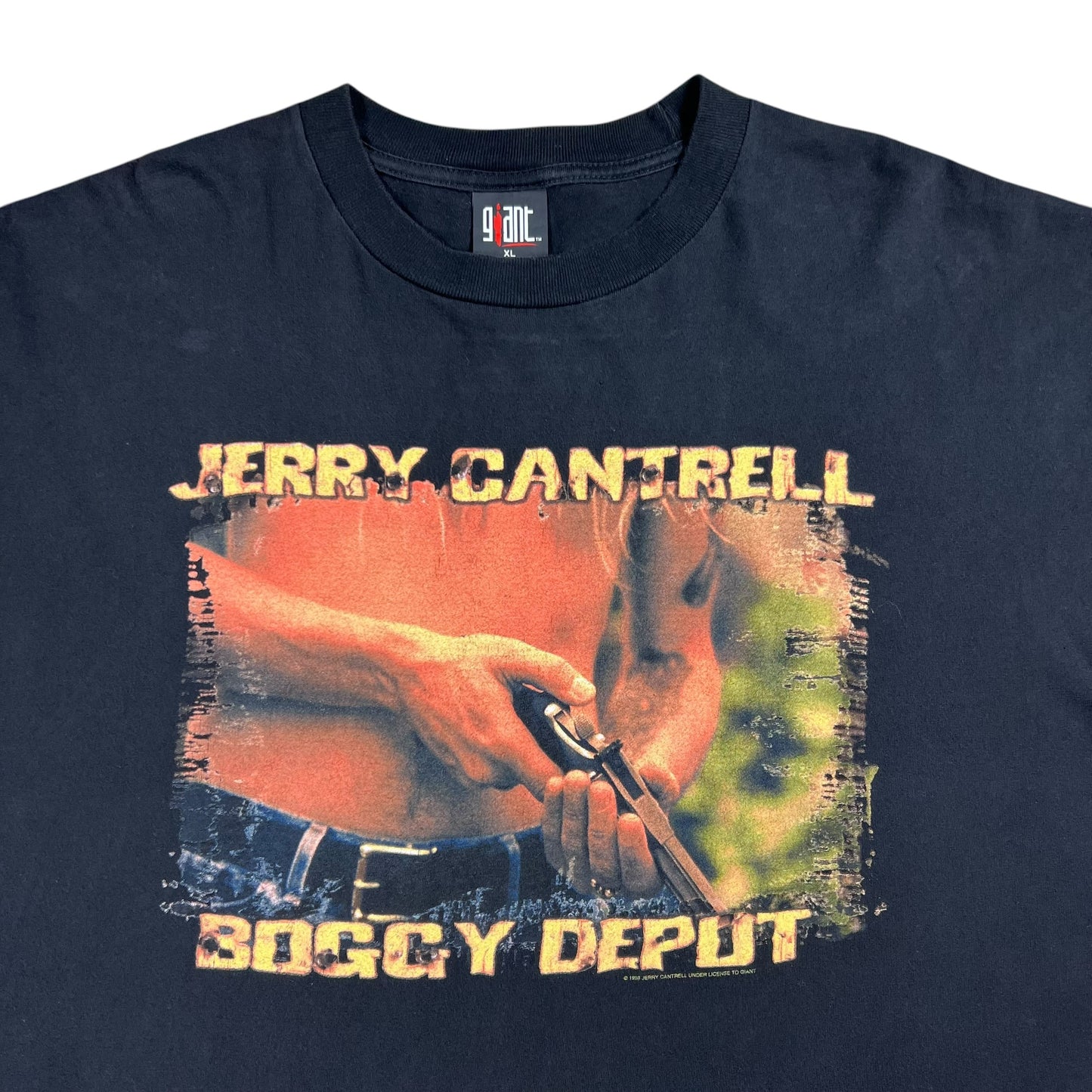 Vintage 1998 GIANT Jerry Cantrell Boggy Depot Dickeye Alice In Chains tee (XL)
