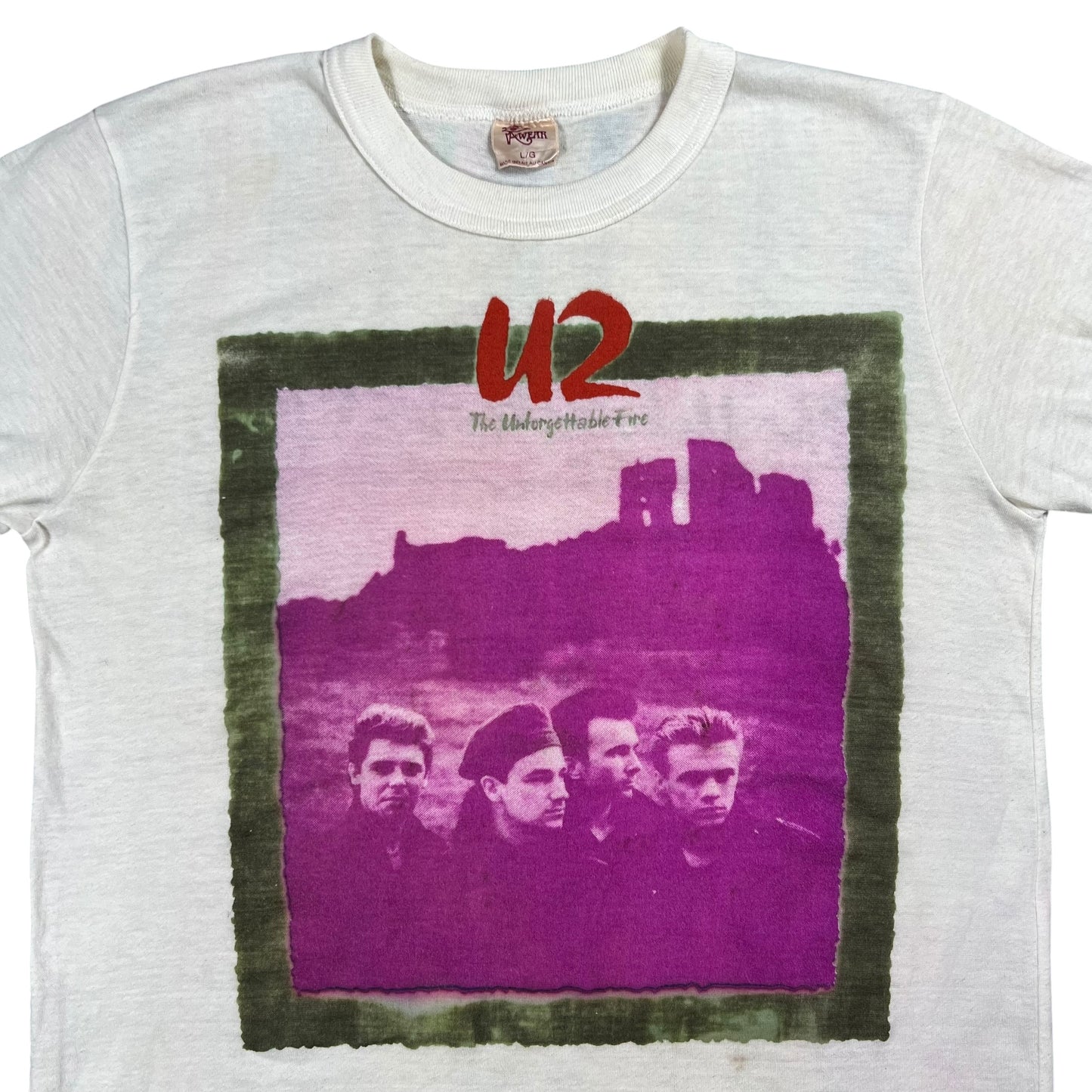 Vintage 1985 U2 The Unforgettable Fire band tee (M)