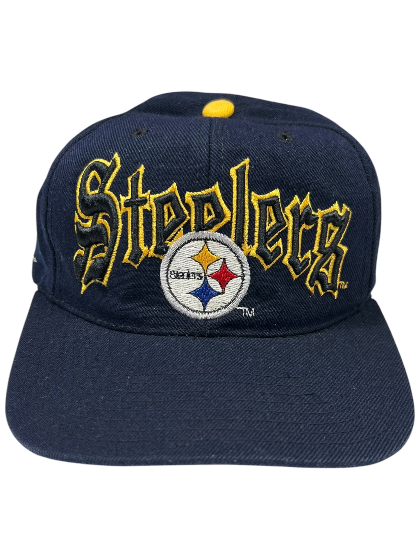 Vintage 90s Pittsburgh Steelers old English NFL SnapBack